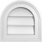 Ekena Millwork Round Top Surface Mount PVC Gable Vent w/ 2"W x 1-1/2"P Brickmould Frame, 12"W x 12"H GVPRT12X1202SN - alternate 1